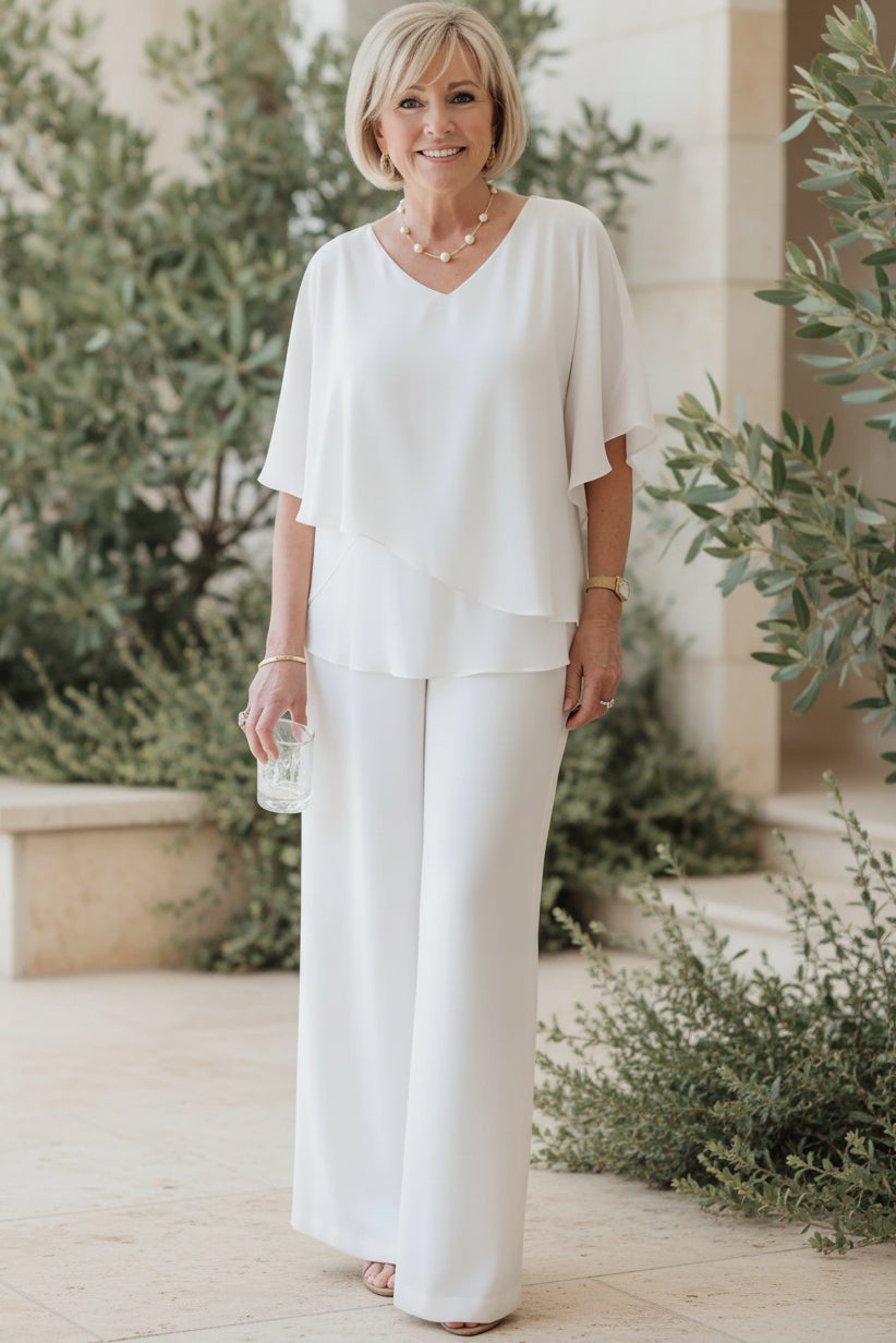 JIMA - ENSEMBLE PANTALON LARGE SANS EFFORT