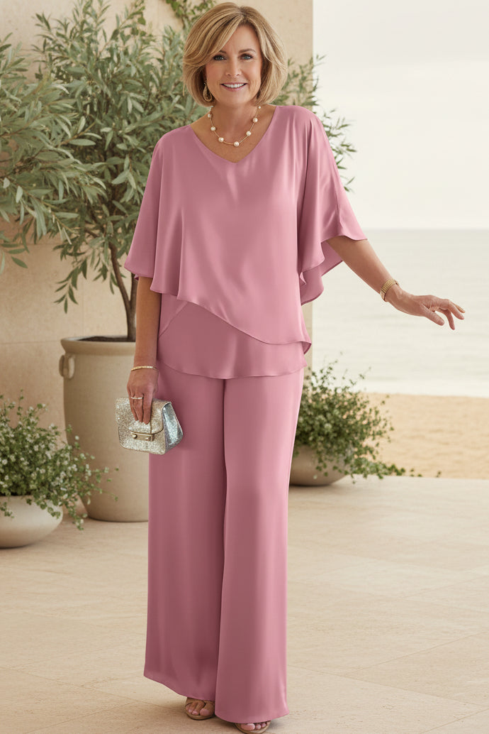 JIMA - ENSEMBLE PANTALON LARGE SANS EFFORT