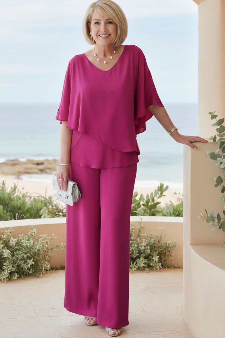 JIMA - ENSEMBLE PANTALON LARGE SANS EFFORT