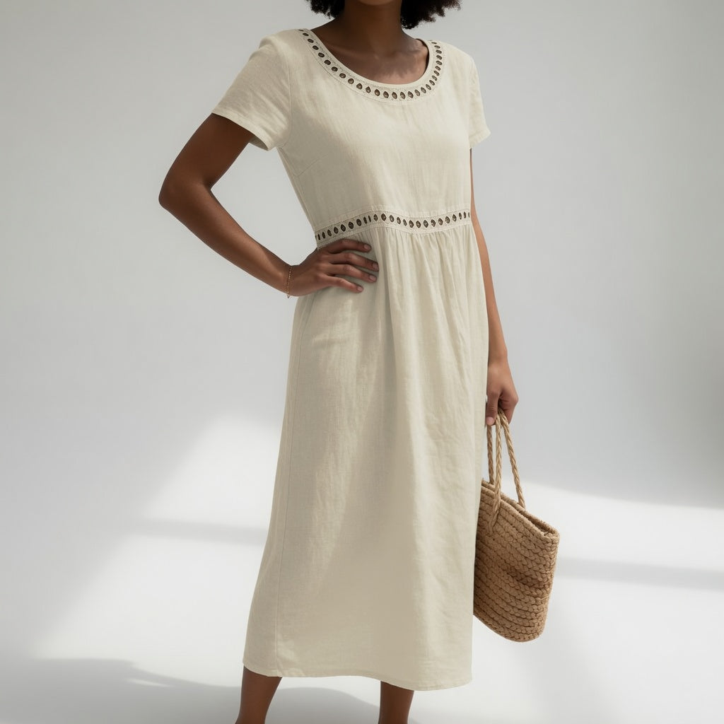 LOUISE™ | Robe Brodée Élégante