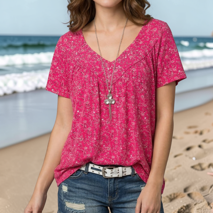 AURORA™ | T-shirt Flora Col V