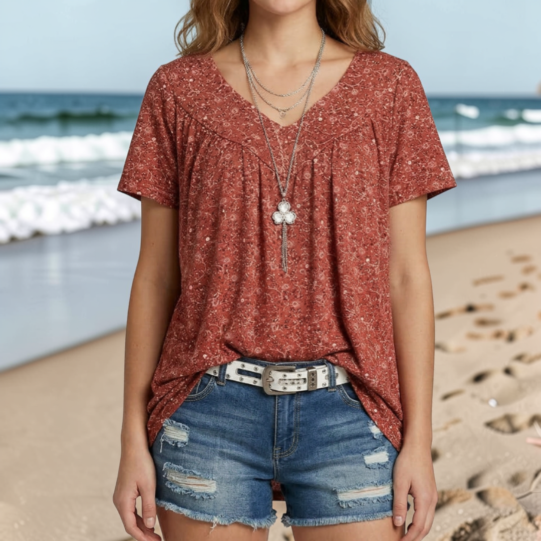 AURORA™ | T-shirt Flora Col V
