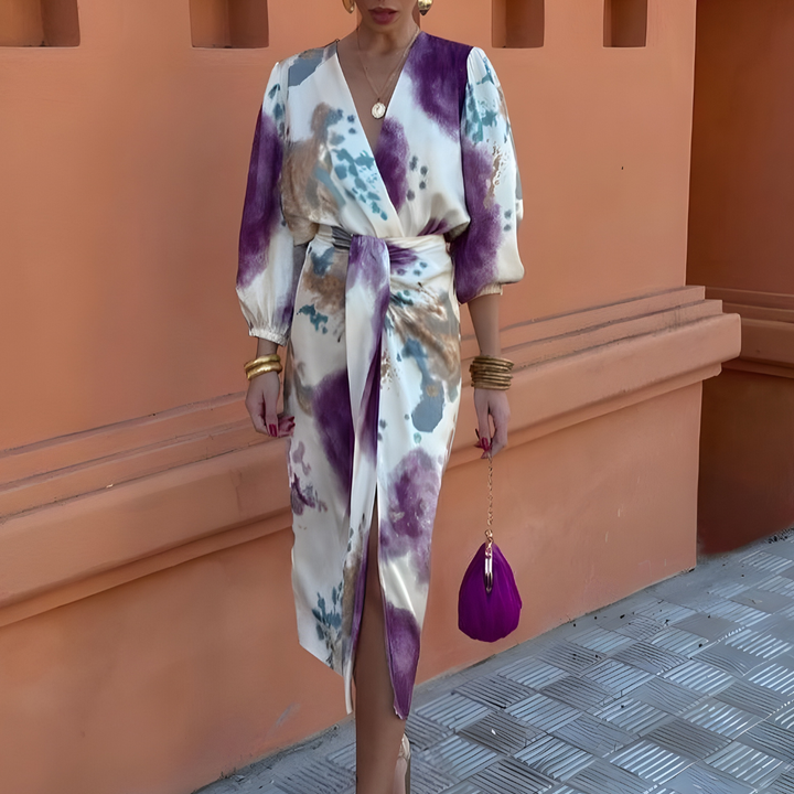 VALERIA™ | Robe Col V Élégante