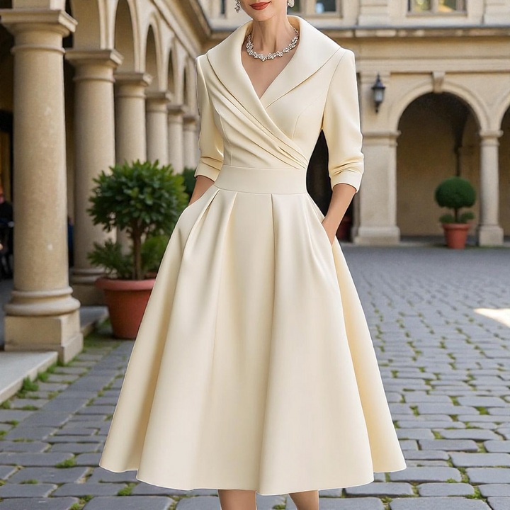 LÉA™ | Robe Midi Lumineuse