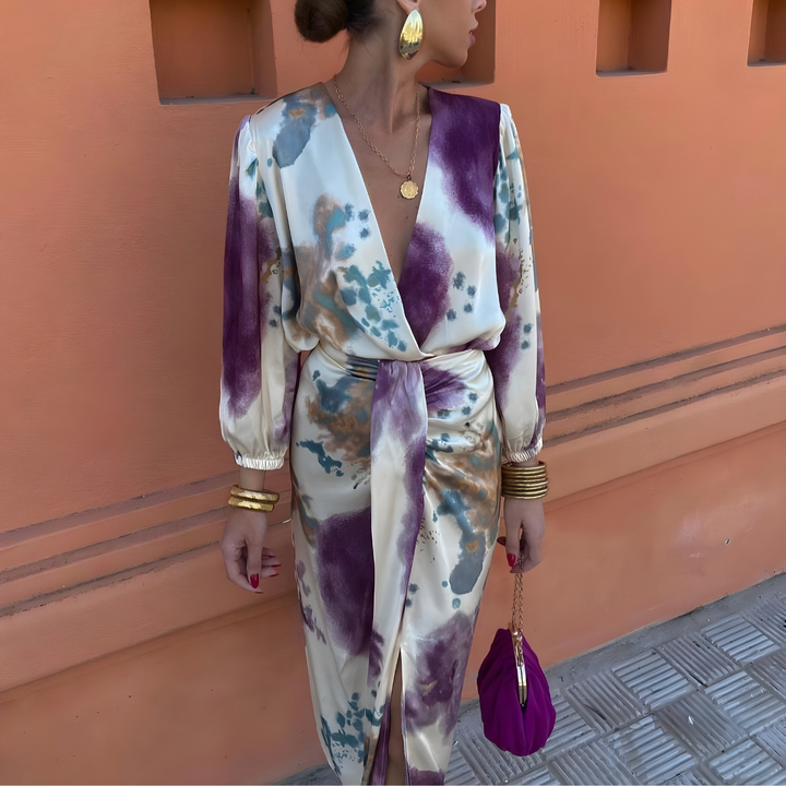 VALERIA™ | Robe Col V Élégante