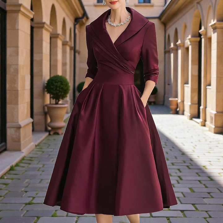 LÉA™ | Robe Midi Lumineuse