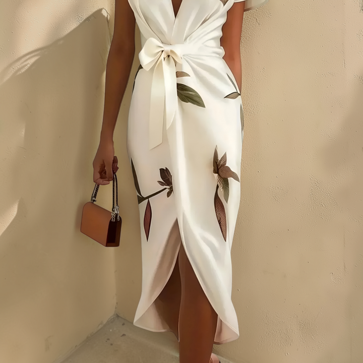 NADIA™ | Robe Élégante Ceinturée