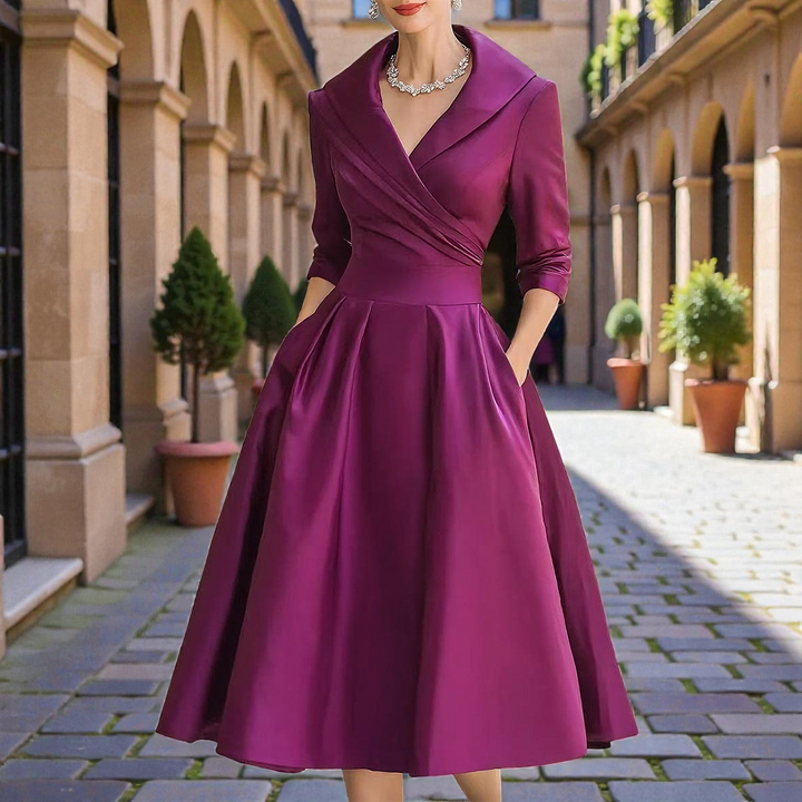 LÉA™ | Robe Midi Lumineuse