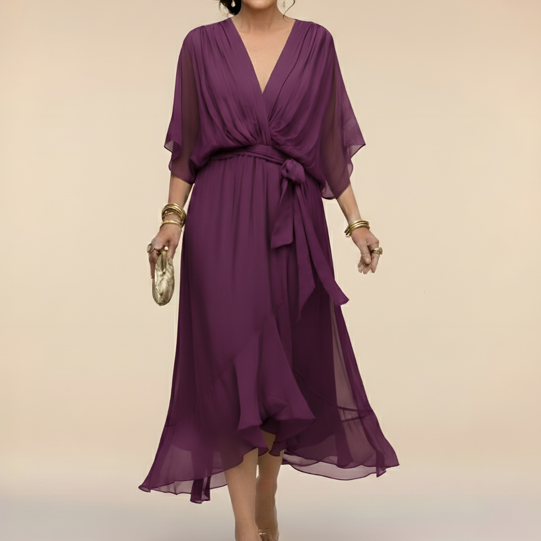 MONICA™ | Robe Chiffon Élégante