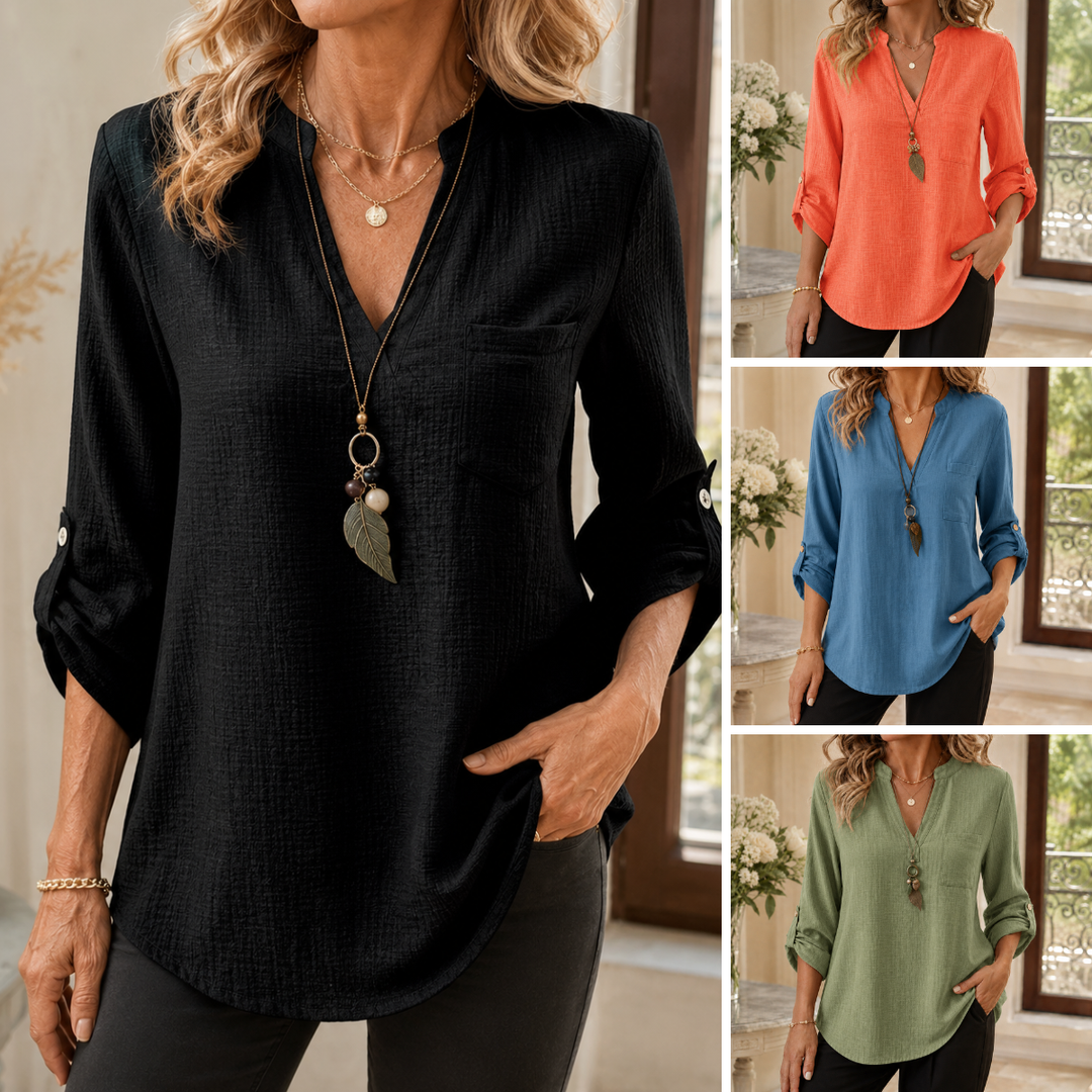 NOA™ | Blouse Élégante et Aérienne