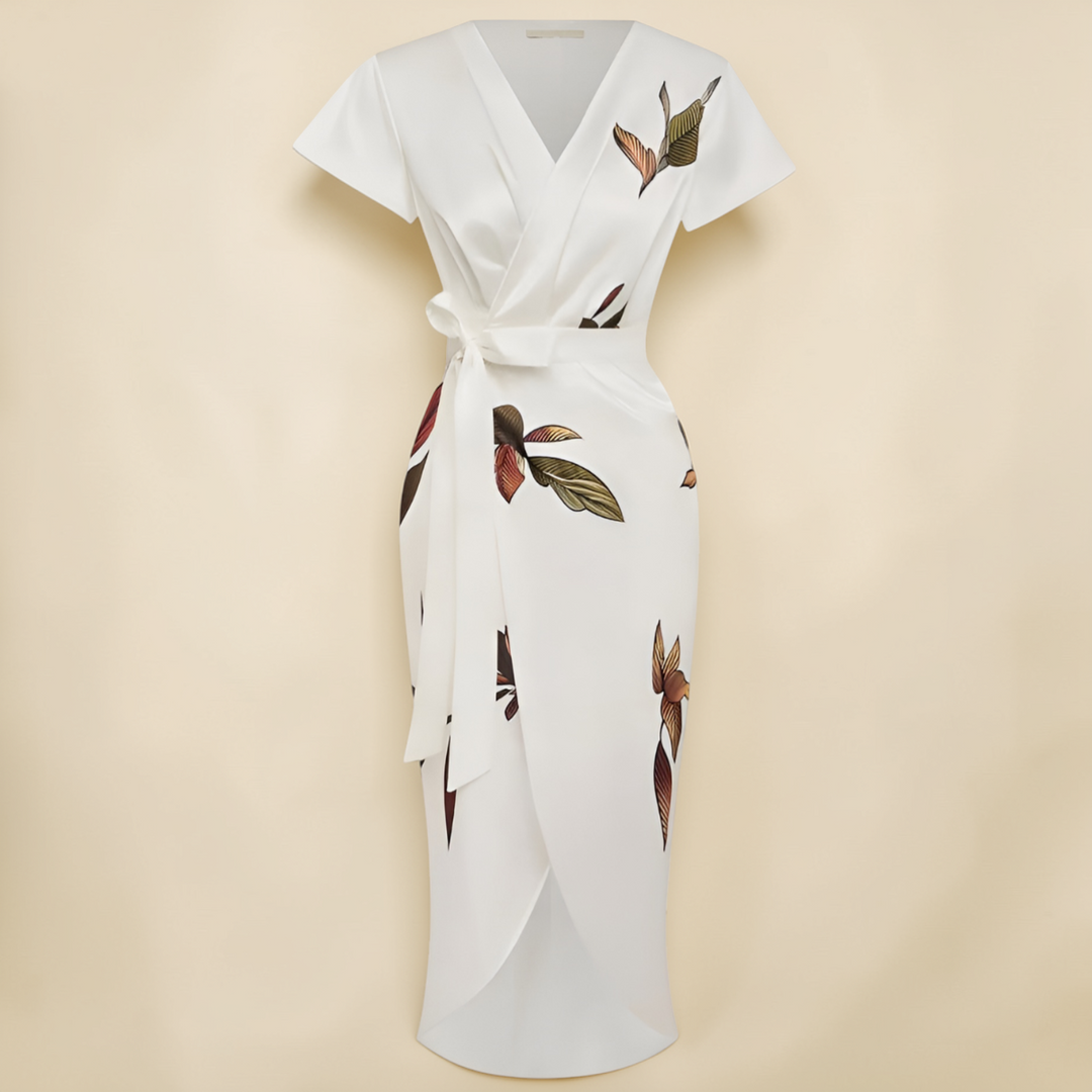 NADIA™ | Robe Élégante Ceinturée