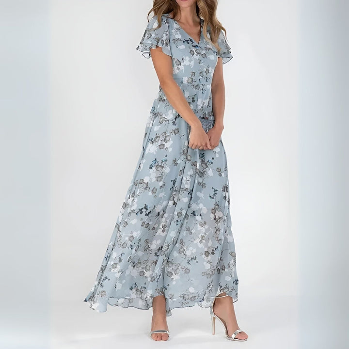 ALESSIA™ | Robe Longue Fleurie