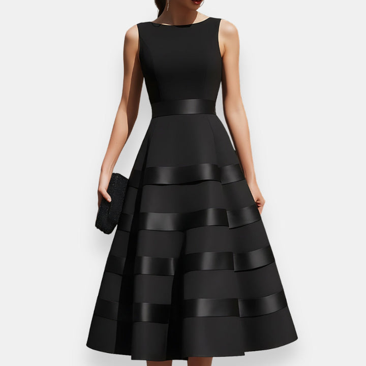 Ervanie™ | Robe Midi en Satin à Bretelles