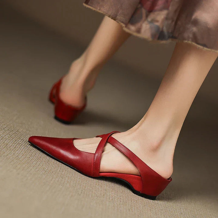 Aluna |  Mules en Cuir Véritable