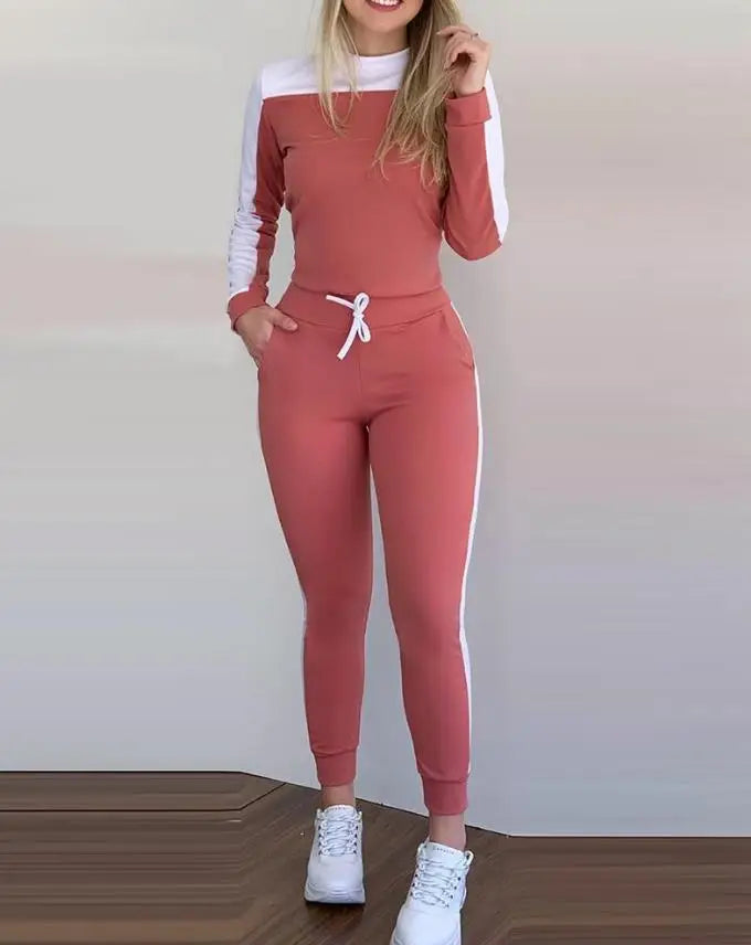 FARRAH™ – Relaxed Fit Sporty Two-Piece Set