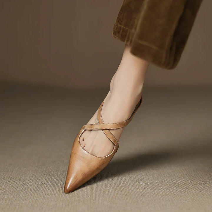 Aluna |  Mules en Cuir Véritable