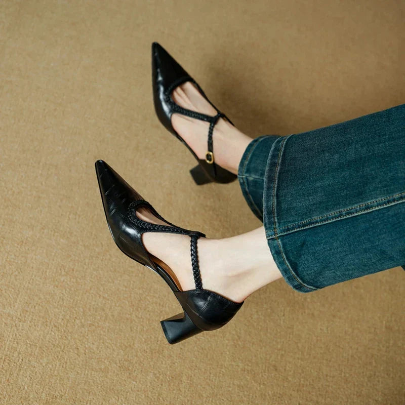 Josephine | Classic Leather Heels