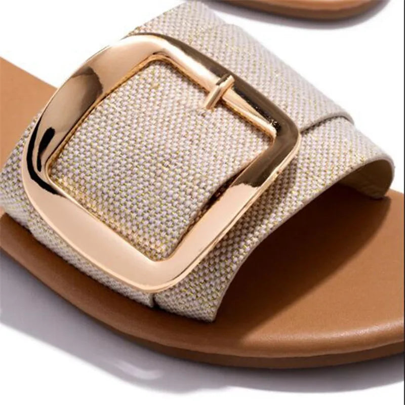 Mules chic à boucle