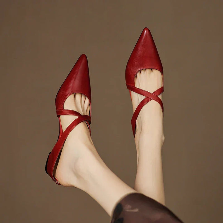 Aluna |  Mules en Cuir Véritable