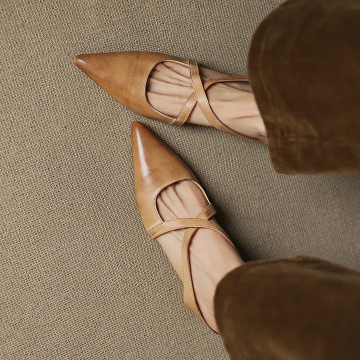 Aluna |  Mules en Cuir Véritable