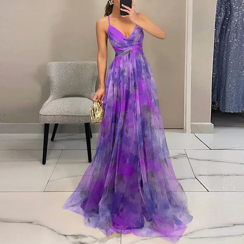 GISELLE™ | Robe Longue Florale Élégante