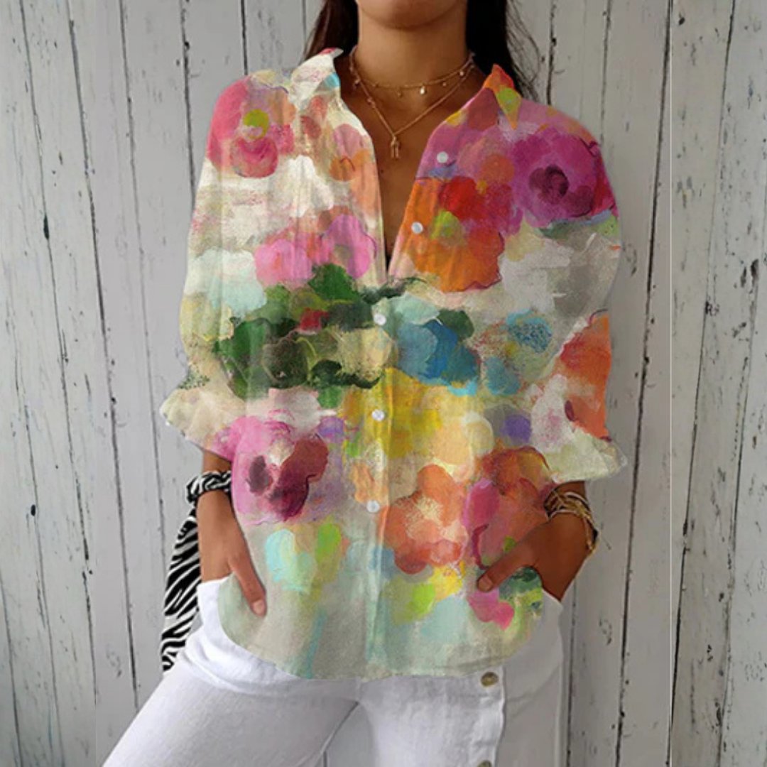 Lily™ | Blouse rêves aquarelle