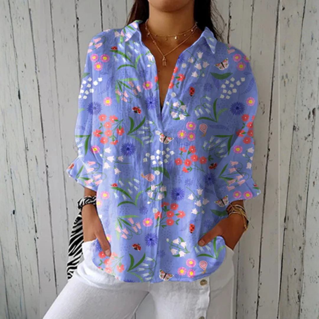 Louise™ | Blouse chiens espiègles