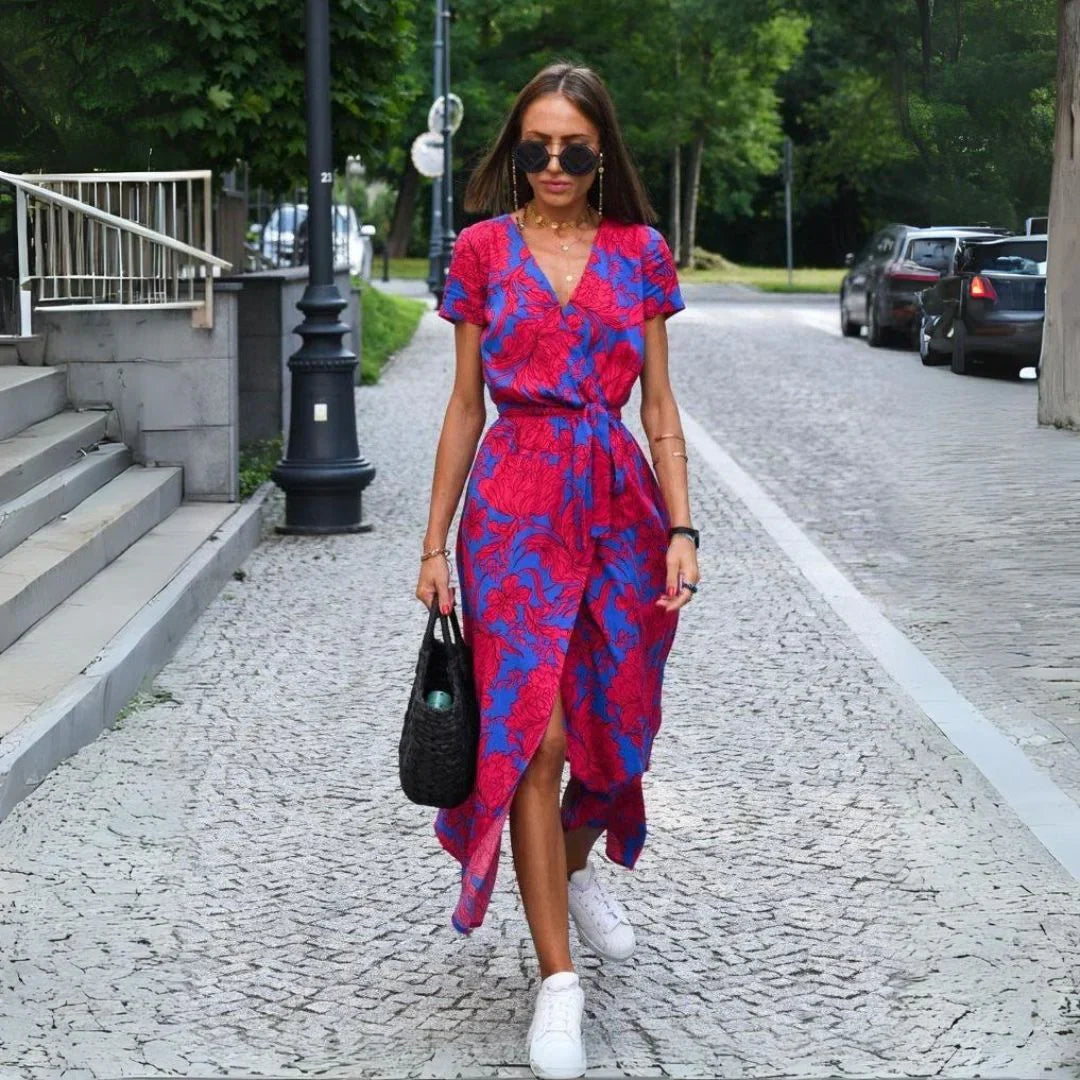 JULIA™ | Robe Col V Élégante