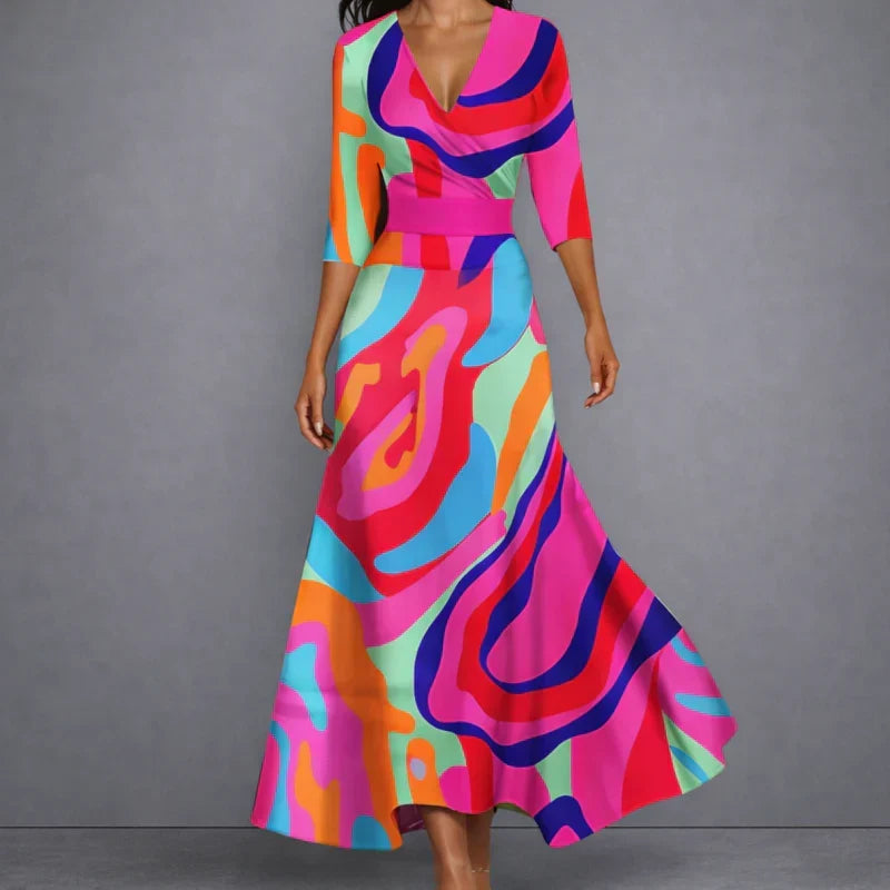 CALLA™ | Robe Maxi Florale Élégante