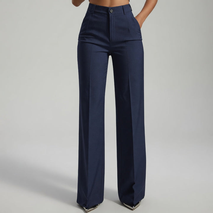Emilia – Pantalon taille haute élégant