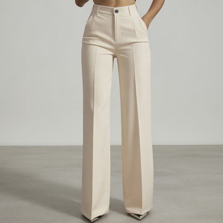 Emilia – Pantalon taille haute élégant