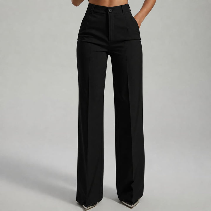 Emilia – Pantalon taille haute élégant
