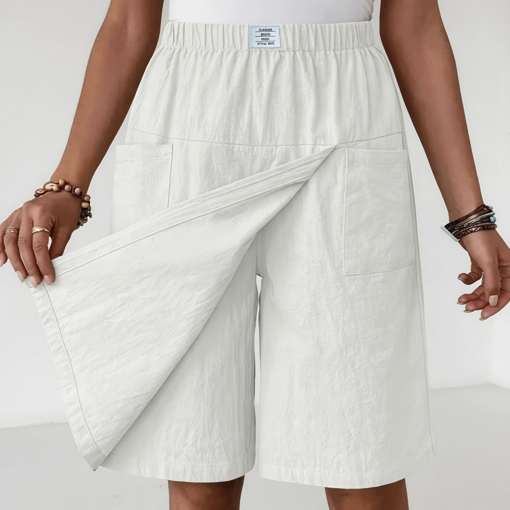 Libertine™ — Jupe-short taille élastique à poches