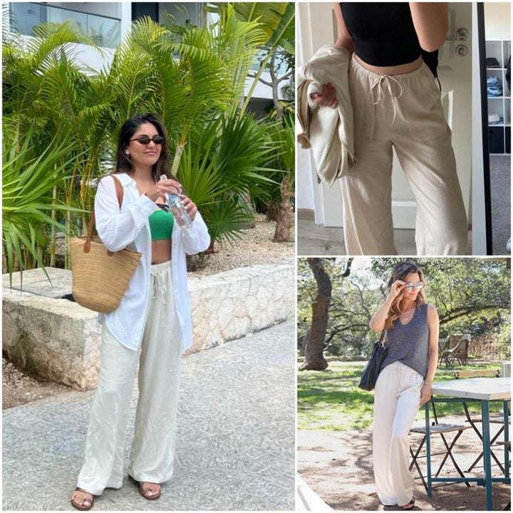 GABRIELLA | Pantalon d'été à jambes larges pour un confort maximal et un style élégant de jour