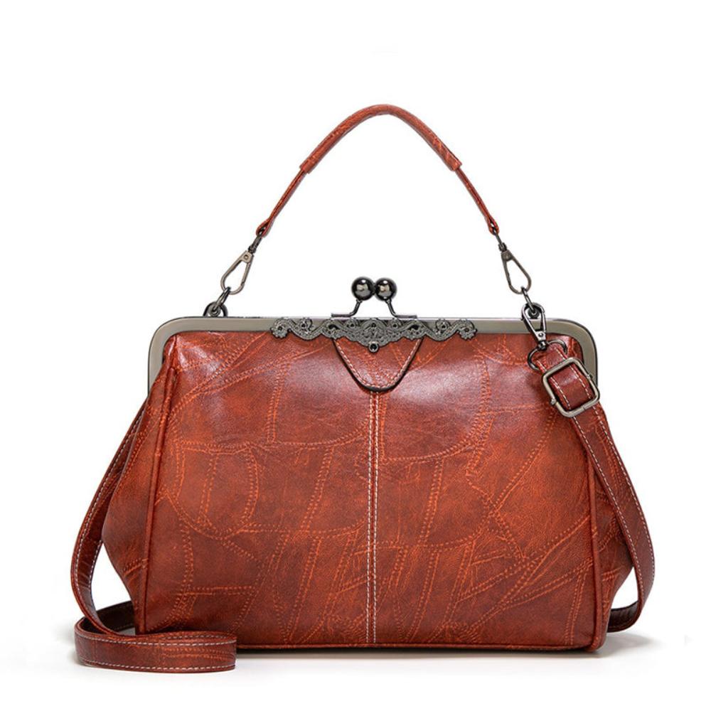 Mila | Sac vintage intemporel avec élégant fermoir à rabat