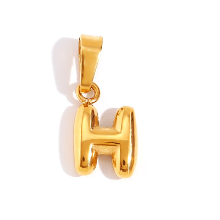 Collier Lettre Bubble Chic