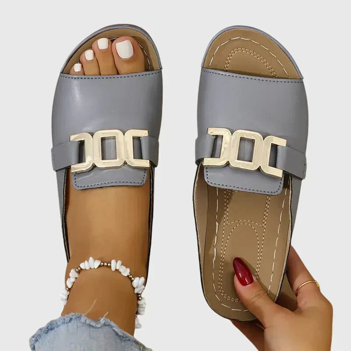 Sandales confortables à boucle