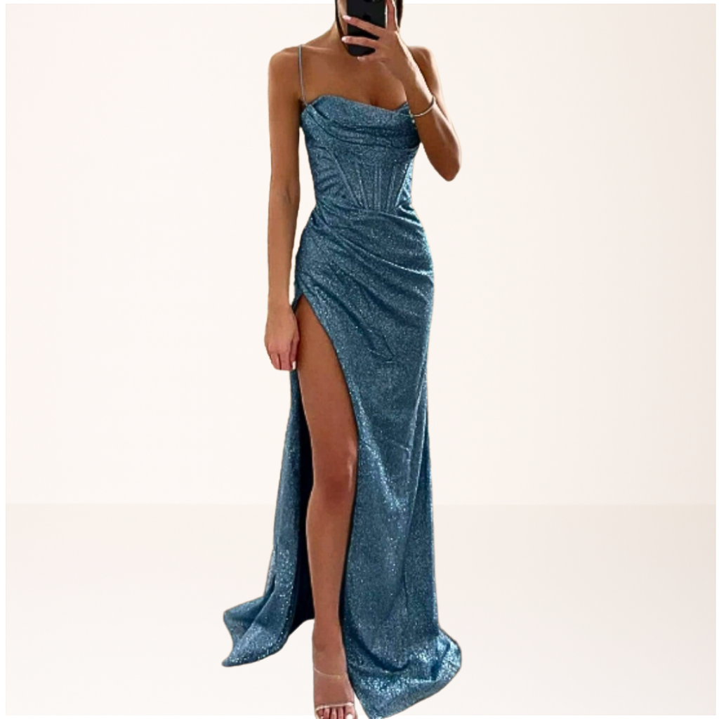 Harryte | Sequin Evening Maxi Dress