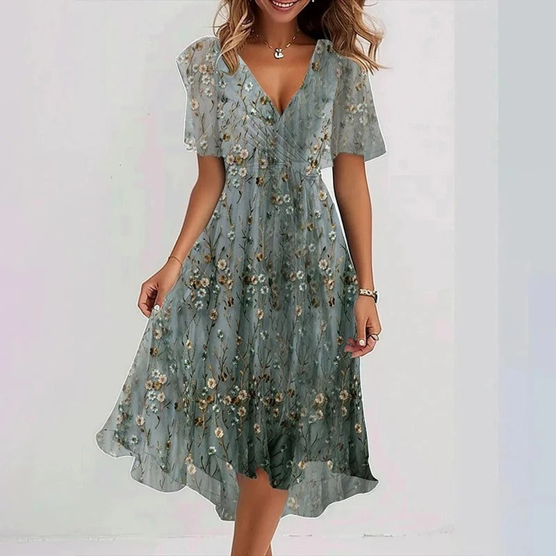 OBÉLIA™ | Robe Élégante Rayonnante