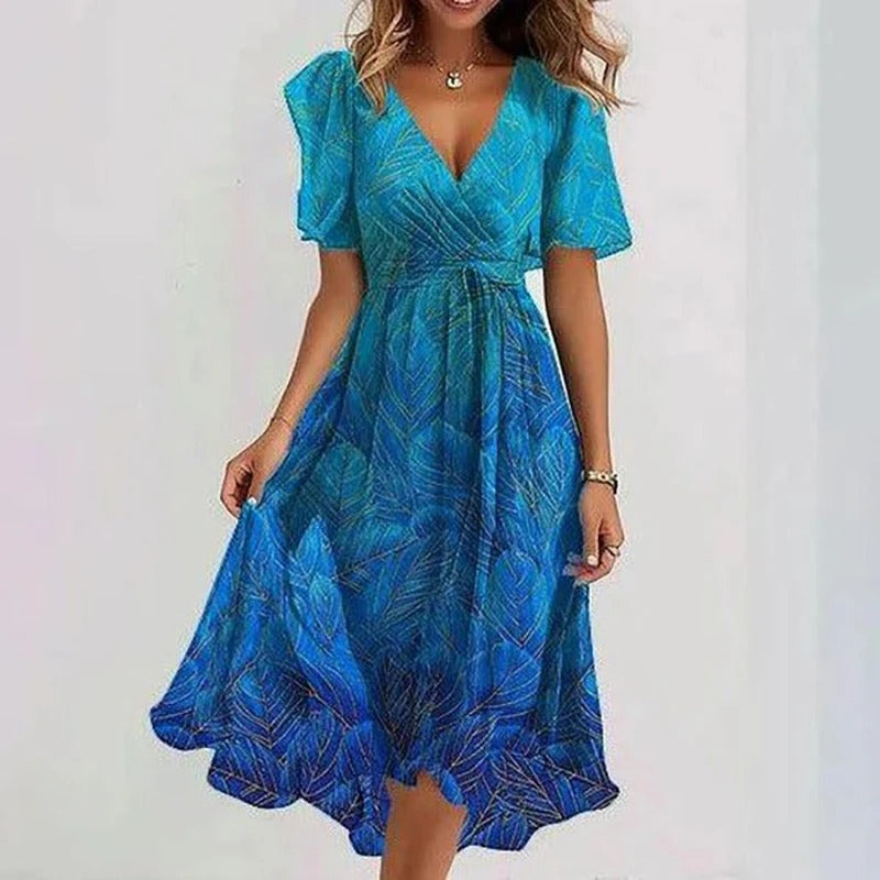 OBÉLIA™ | Robe Élégante Rayonnante