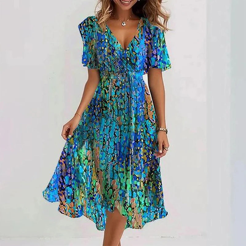 OBÉLIA™ | Robe Élégante Rayonnante