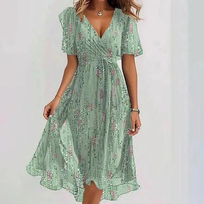 OBÉLIA™ | Robe Élégante Rayonnante
