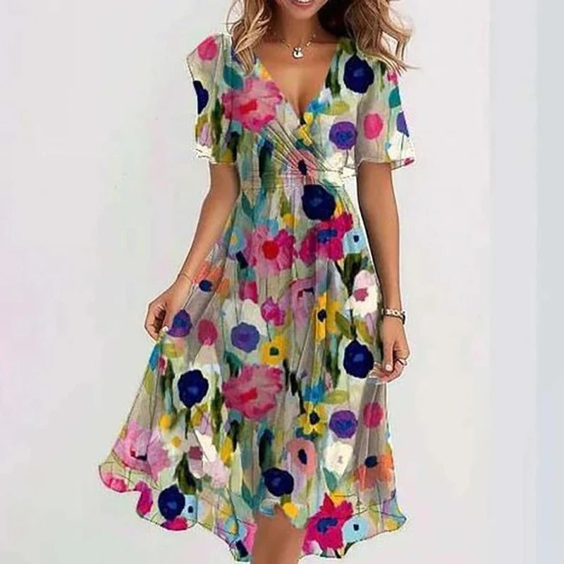 OBÉLIA™ | Robe Élégante Rayonnante