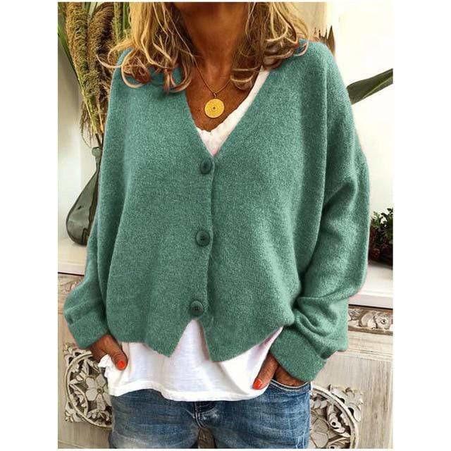 Pull À Col En V Décontracté À La Mode