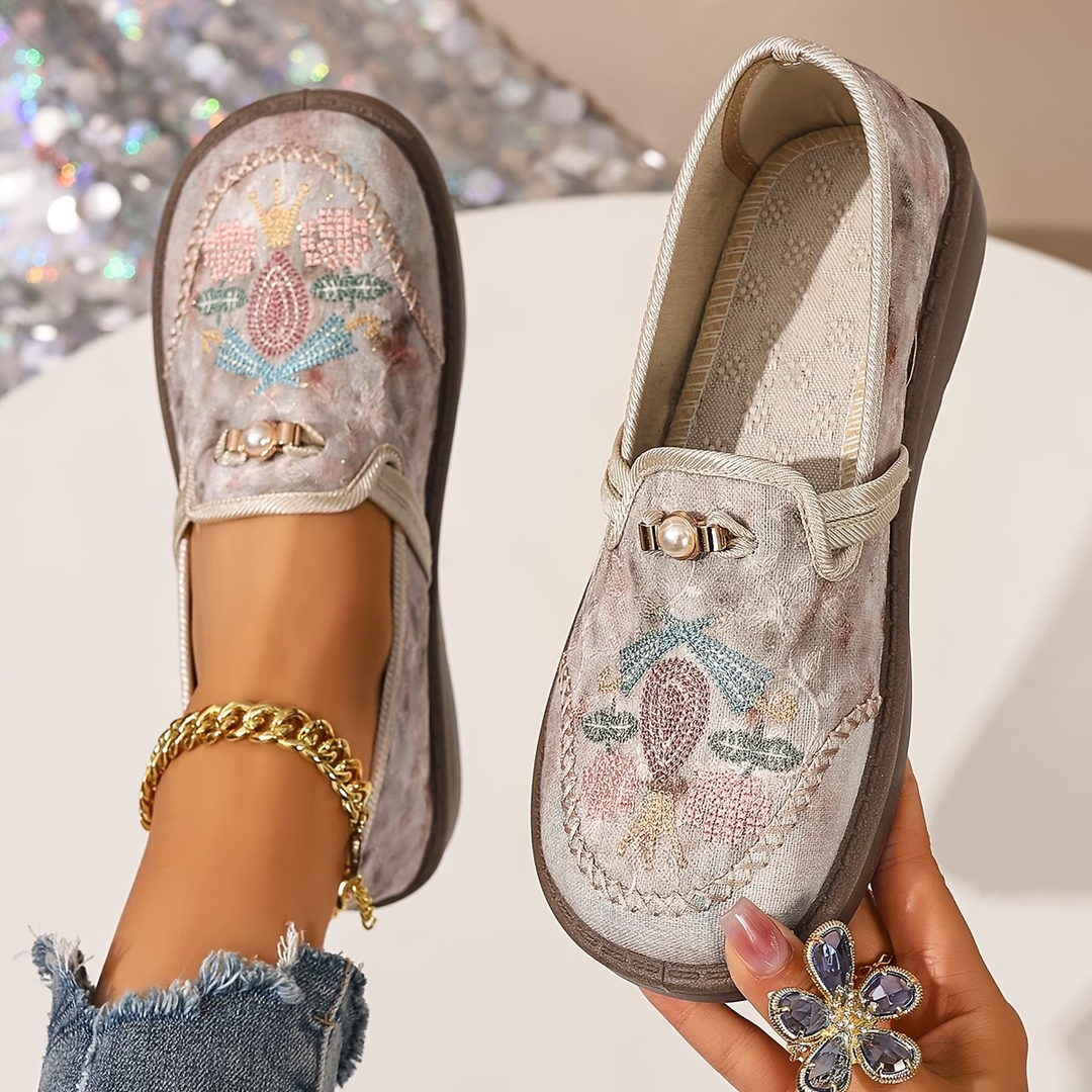 Amara | Chaussures Confortables Décontractées Brodées