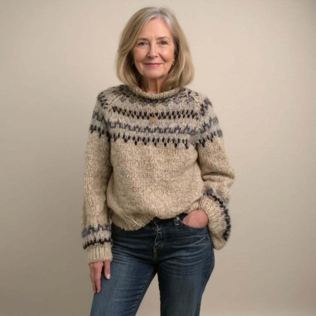Ashley - Vintage Handcrafted Icelandic Jumper