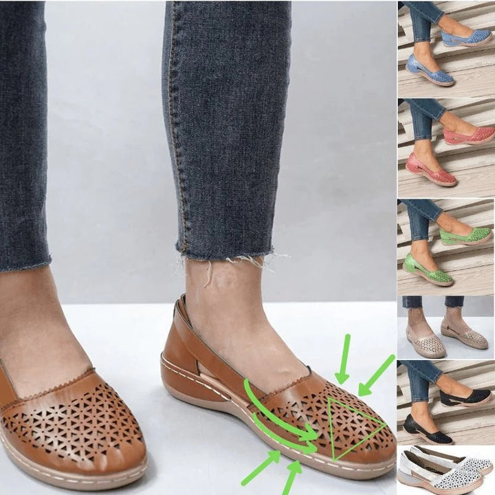 Marley | Mocassin Ajouré Confort & Largeur Adaptée