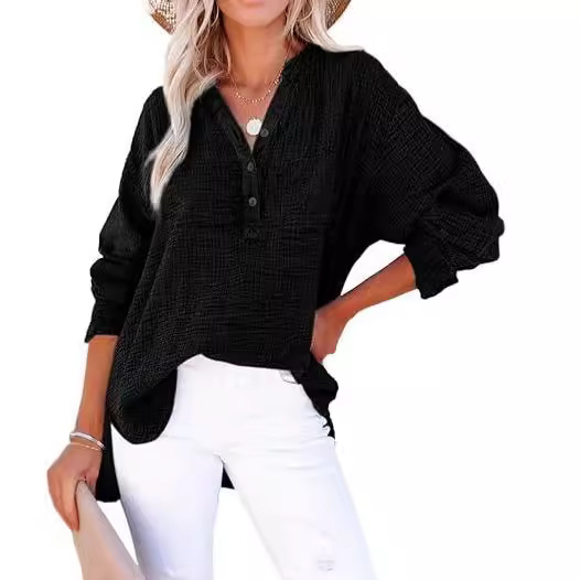 Clara | Blouse Légère Boutonnée Manches Longues