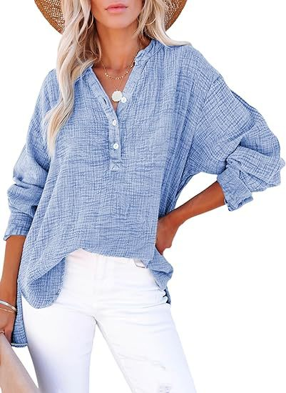 Clara | Blouse Légère Boutonnée Manches Longues