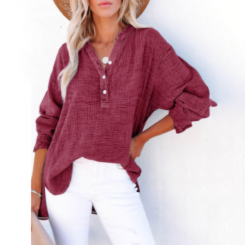 Clara | Blouse Légère Boutonnée Manches Longues